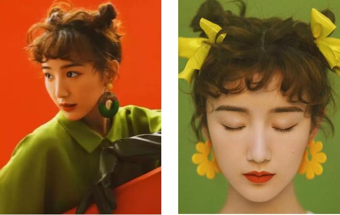 女明星全员哪吒头！杨超越可爱，IU甜美，但最出彩的还是她