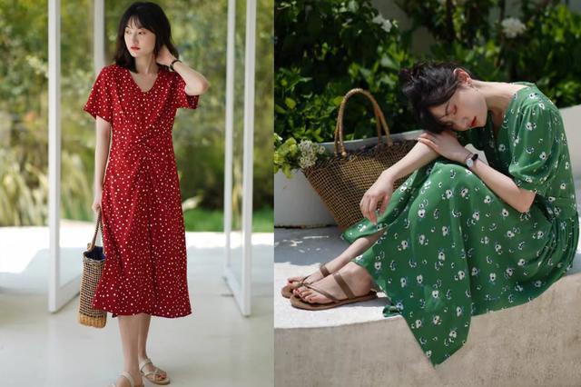 碎花裙怎么穿才时髦好看,碎花裙怎么穿才不显老气