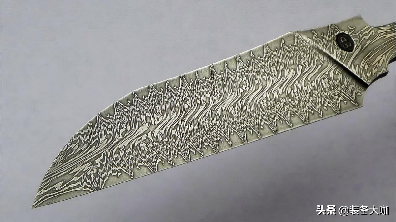 大马士革花纹钢14cm,钢材大品牌