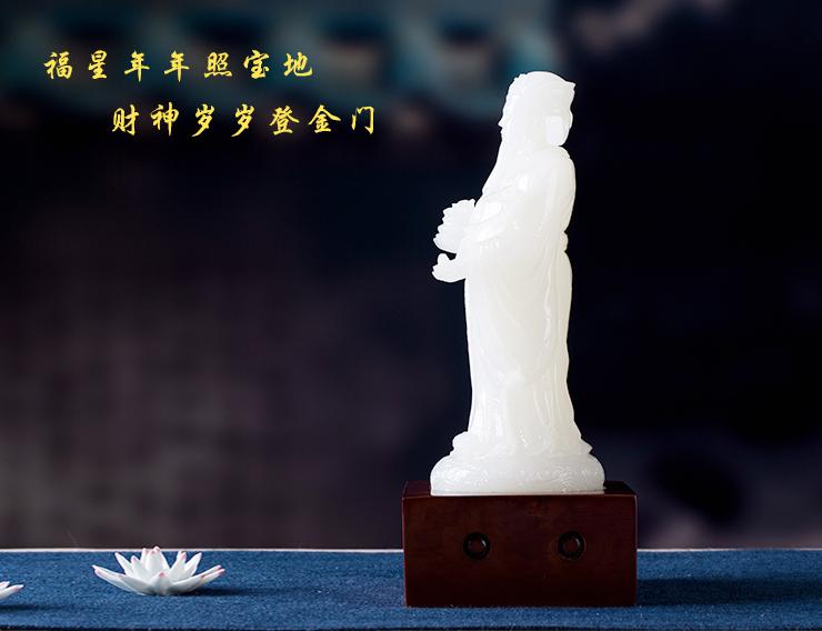 玉石财神爷摆件价格与图片全览,玉石财神爷摆件摆放