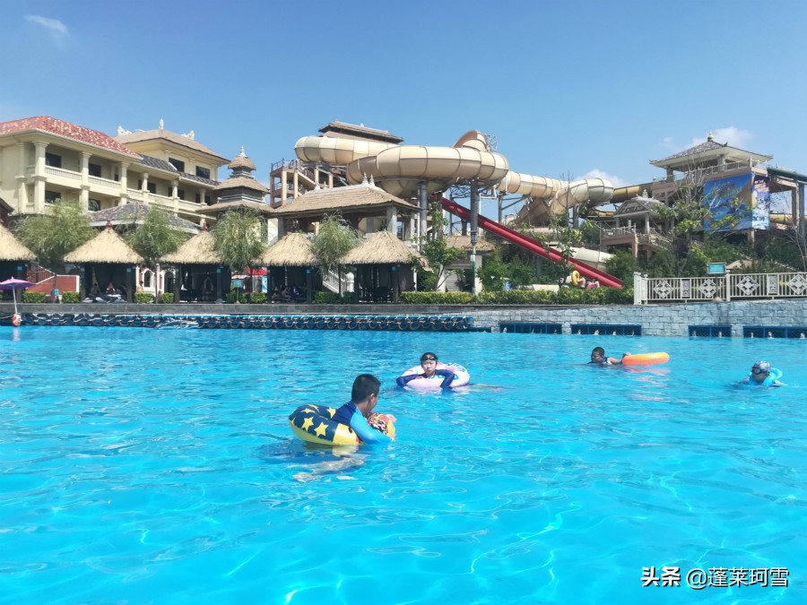 抚顺热高乐园和巴厘岛水世界,热高乐园巴厘岛水世界滑梯游玩