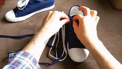 夏天鞋带这样系好穿又时髦,把鞋带怎么绑更紧