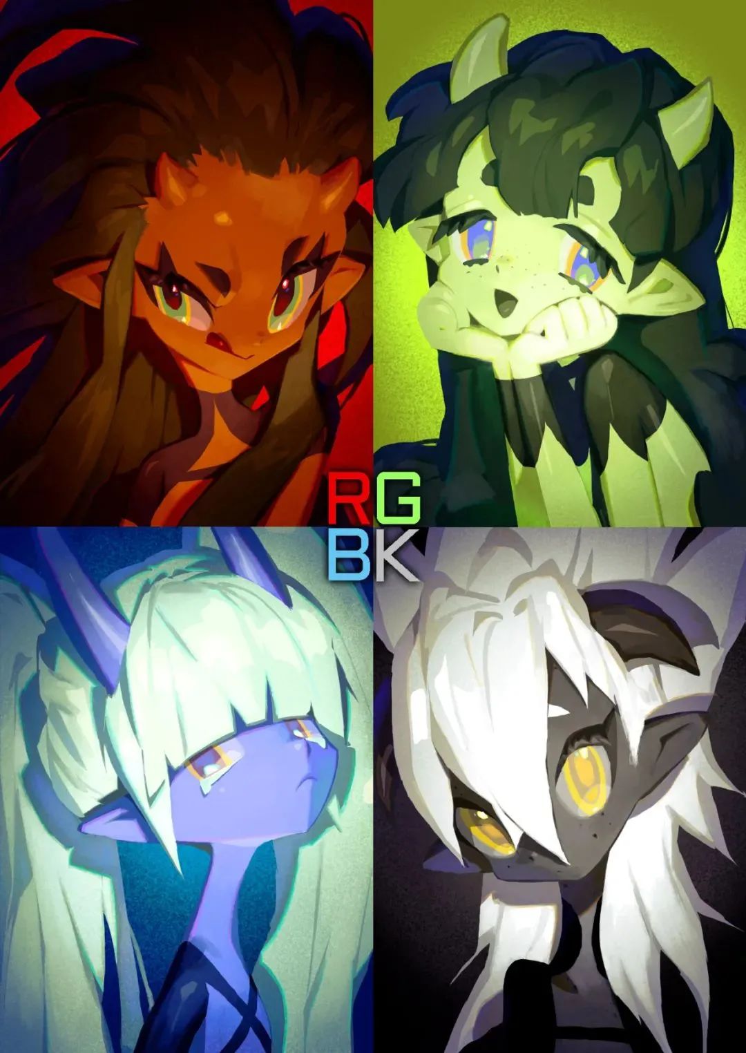 LEEMK,GAMZA/贯彻爱与真实的邪恶｜插画分享