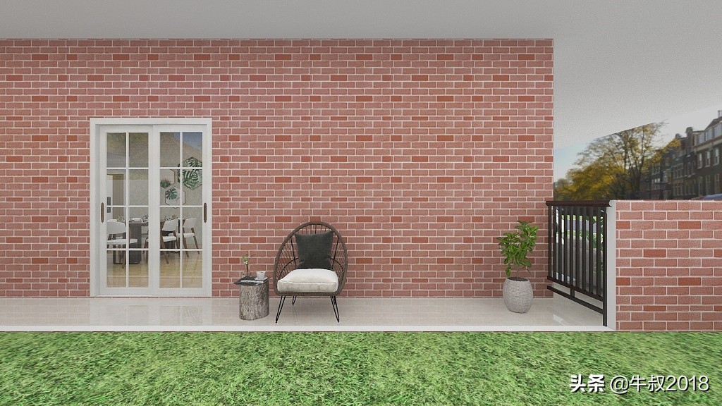 乡村养老别墅带庭院,农村简单养老房小户型设计