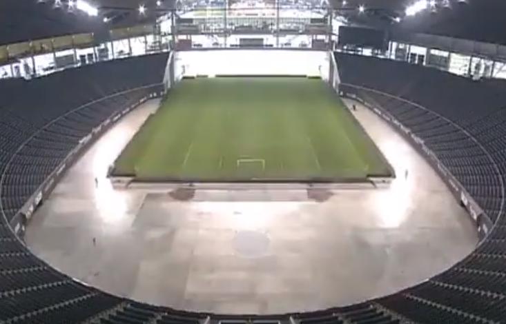 世界足坛罕见！札幌体育城足球和棒球通用，瞬间更换科技感十足