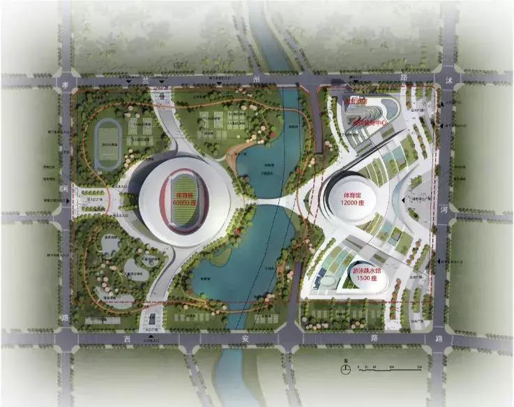 临沂市体育中心建设项目,临沂新建体育中心