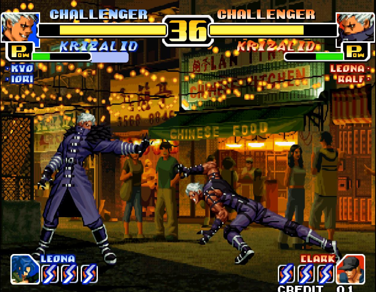 拳皇街机所有人物出招表,拳皇八神2002庵连招分解