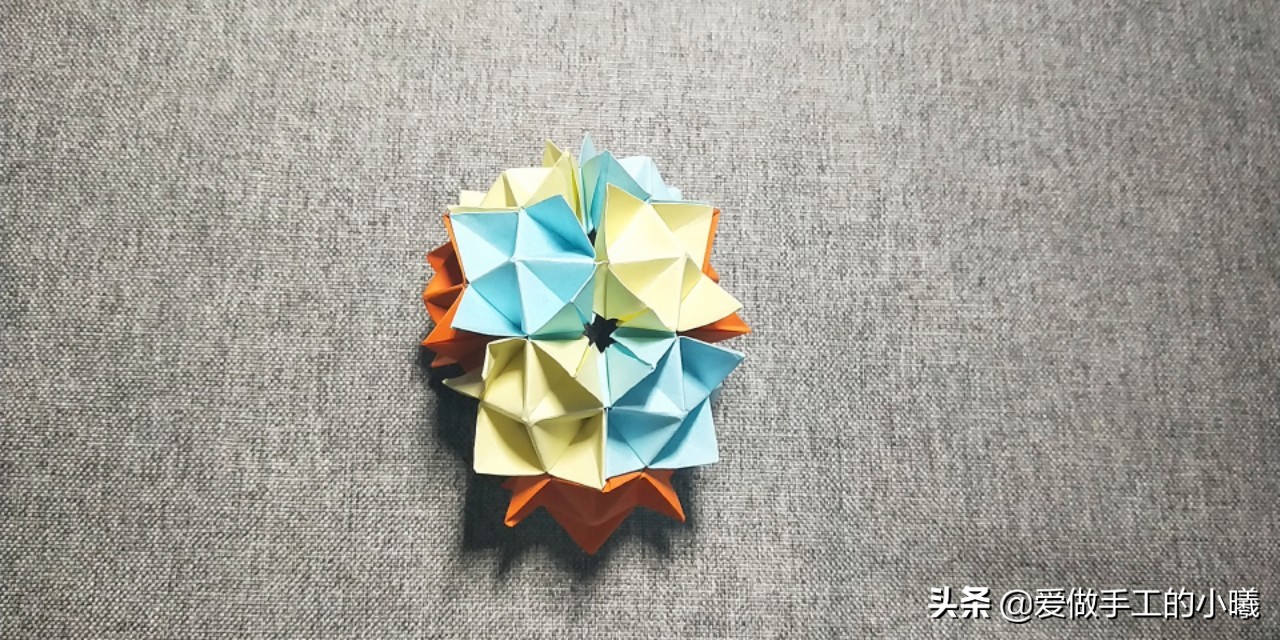 花球折纸大全图解教程,diy手工制作好看又好玩的折纸花球