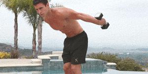 10个哑铃背部训练动作女,可以练到手臂和背的哑铃动作