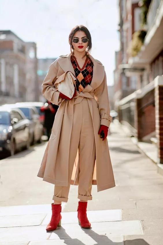 1件风衣4种穿法20种搭配气质满分,买风衣不要乱跟风