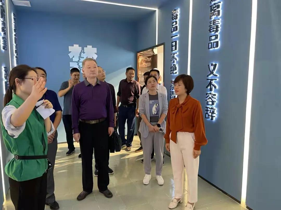 江苏省戒毒管理局实地考察调研戴南后续照管工作