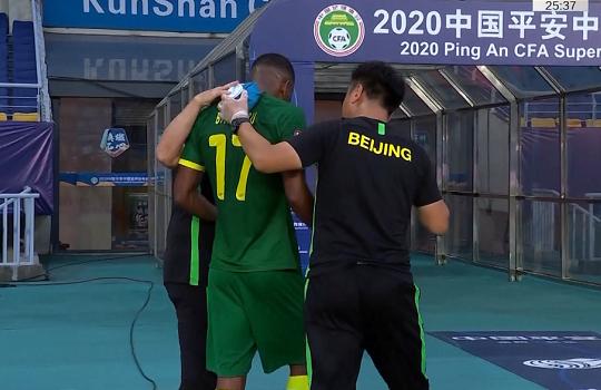 右脚射门左脚解围卢卡库,巴坎布进球被吹瞬间