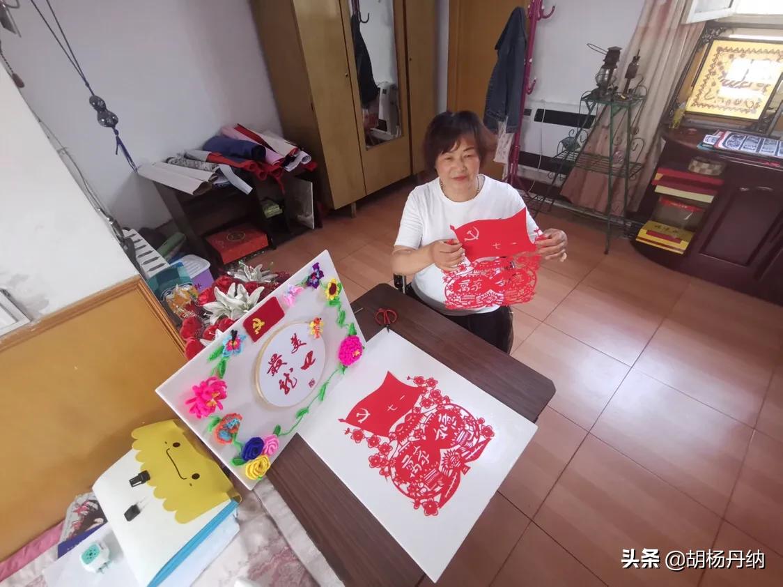 龙口市三位民间艺人向“七一”献礼