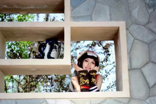 剑网3蓝玲珑cos,剑三定国花萝cos