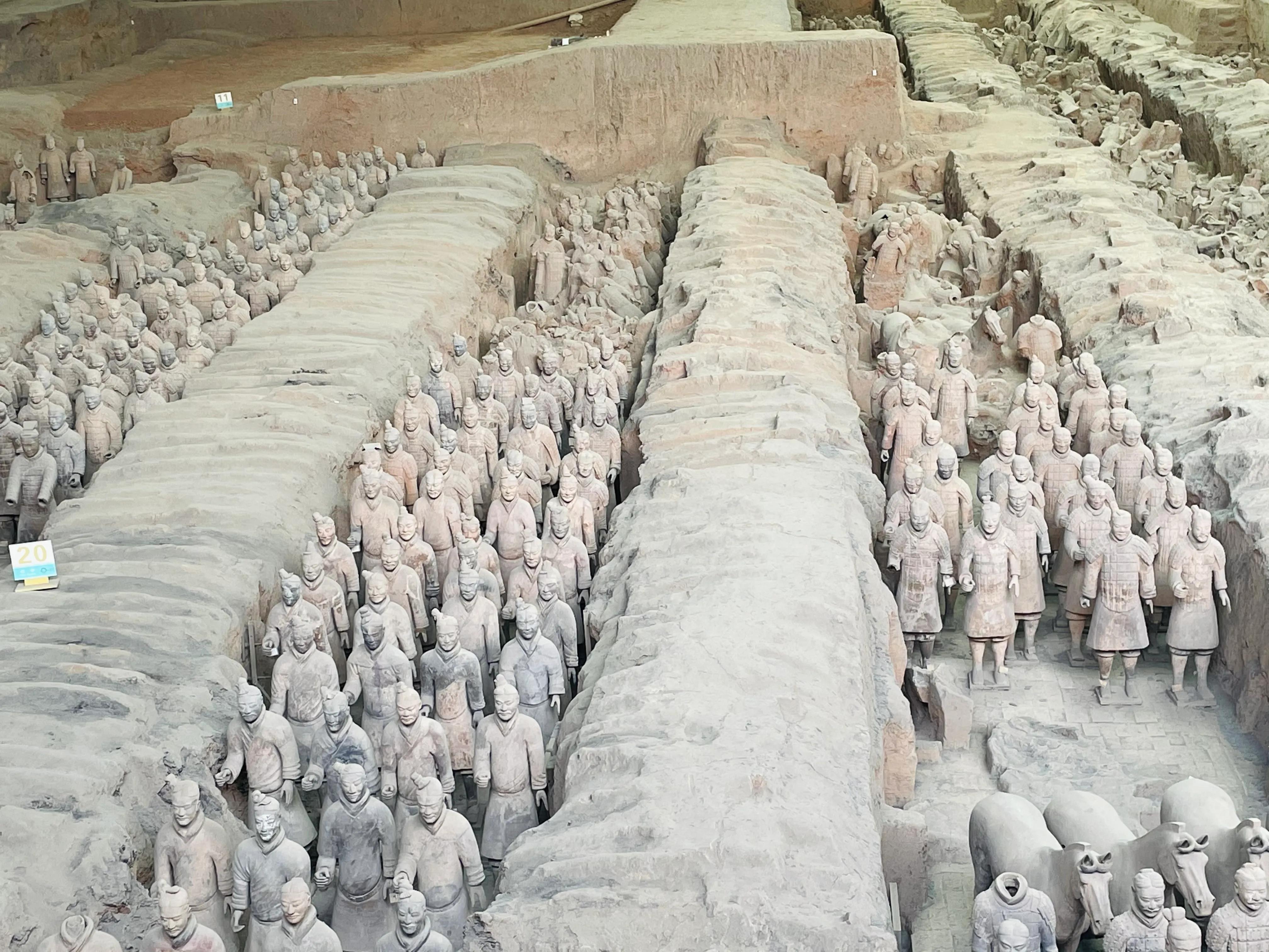 西安秦始皇兵马俑旅游现况,实拍全程西安秦始皇兵马俑博物馆