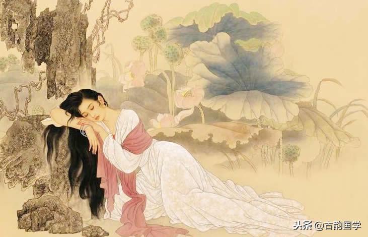 中国古典百美诗画（上）：一位佳丽一首古诗，可谓赏心悦目，收藏