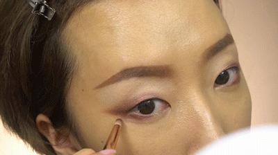 单眼皮眼妆的画法初学者视频,圆眼单眼皮内眦赘皮眼妆画法