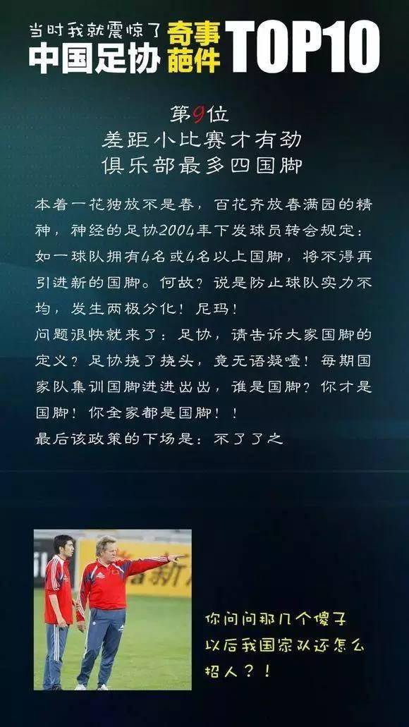 中国足协干过的奇葩事,足协十大奇葩