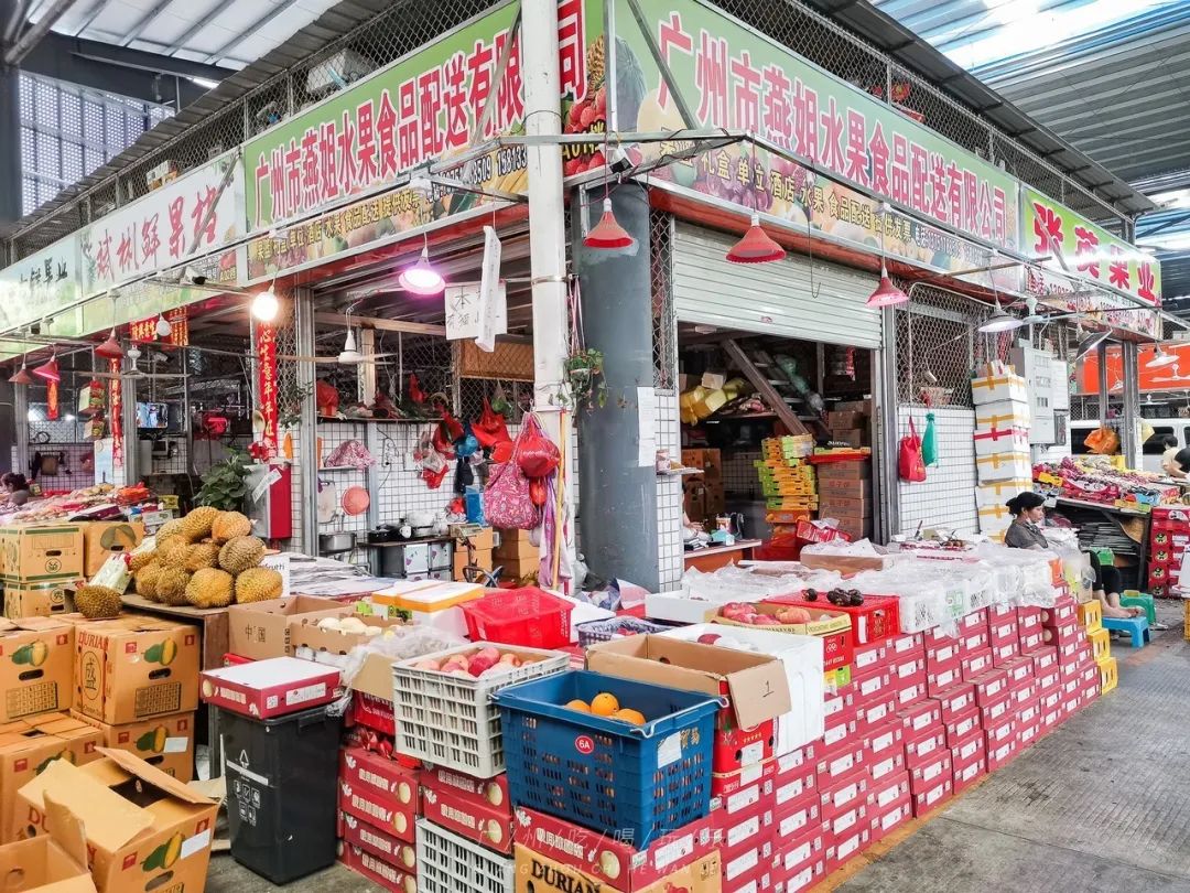地铁坐到水果市场附近,广州天平架水果市场