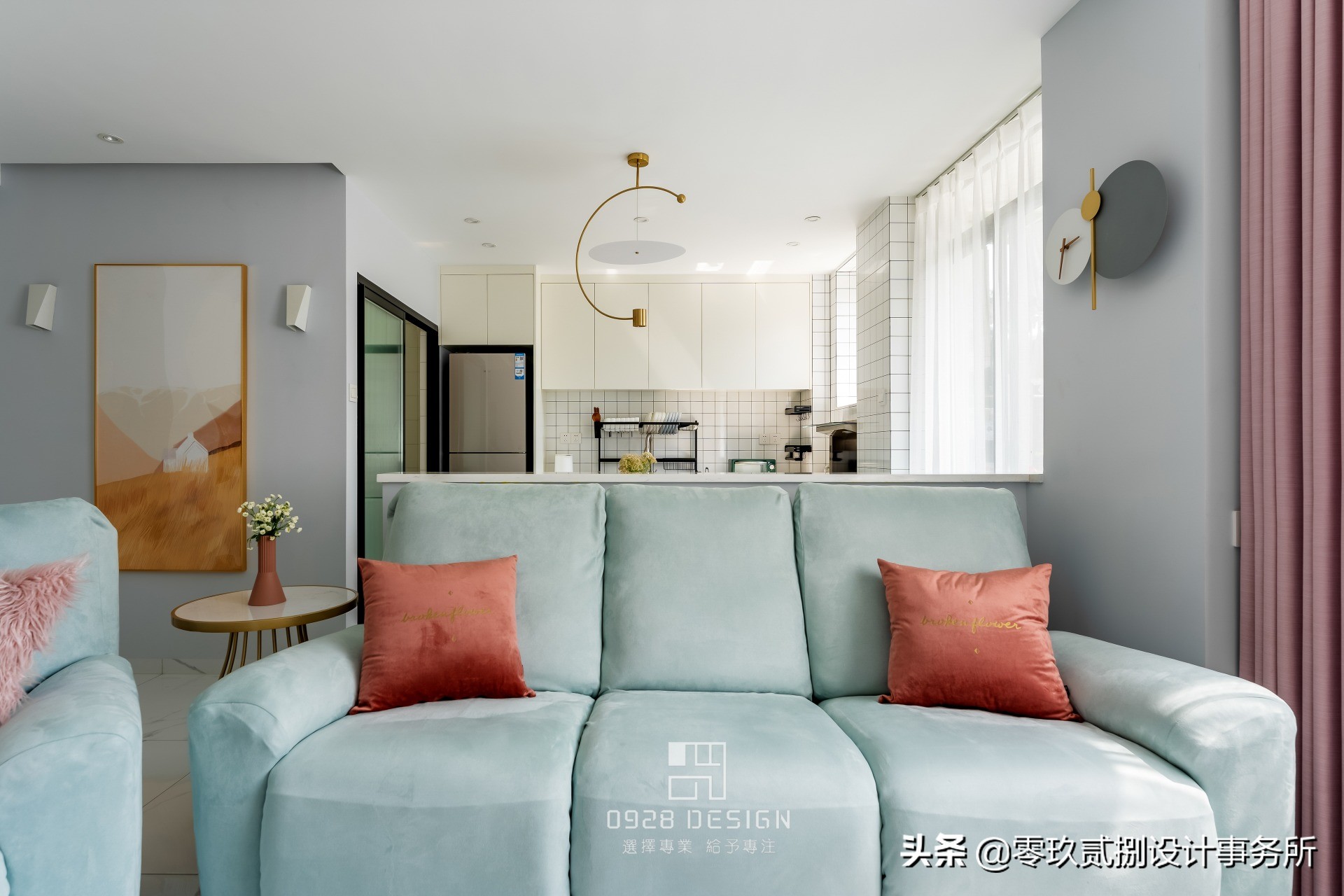 「零玖贰捌设计」65㎡“老破小”格局全改，变身阳光明媚小清新