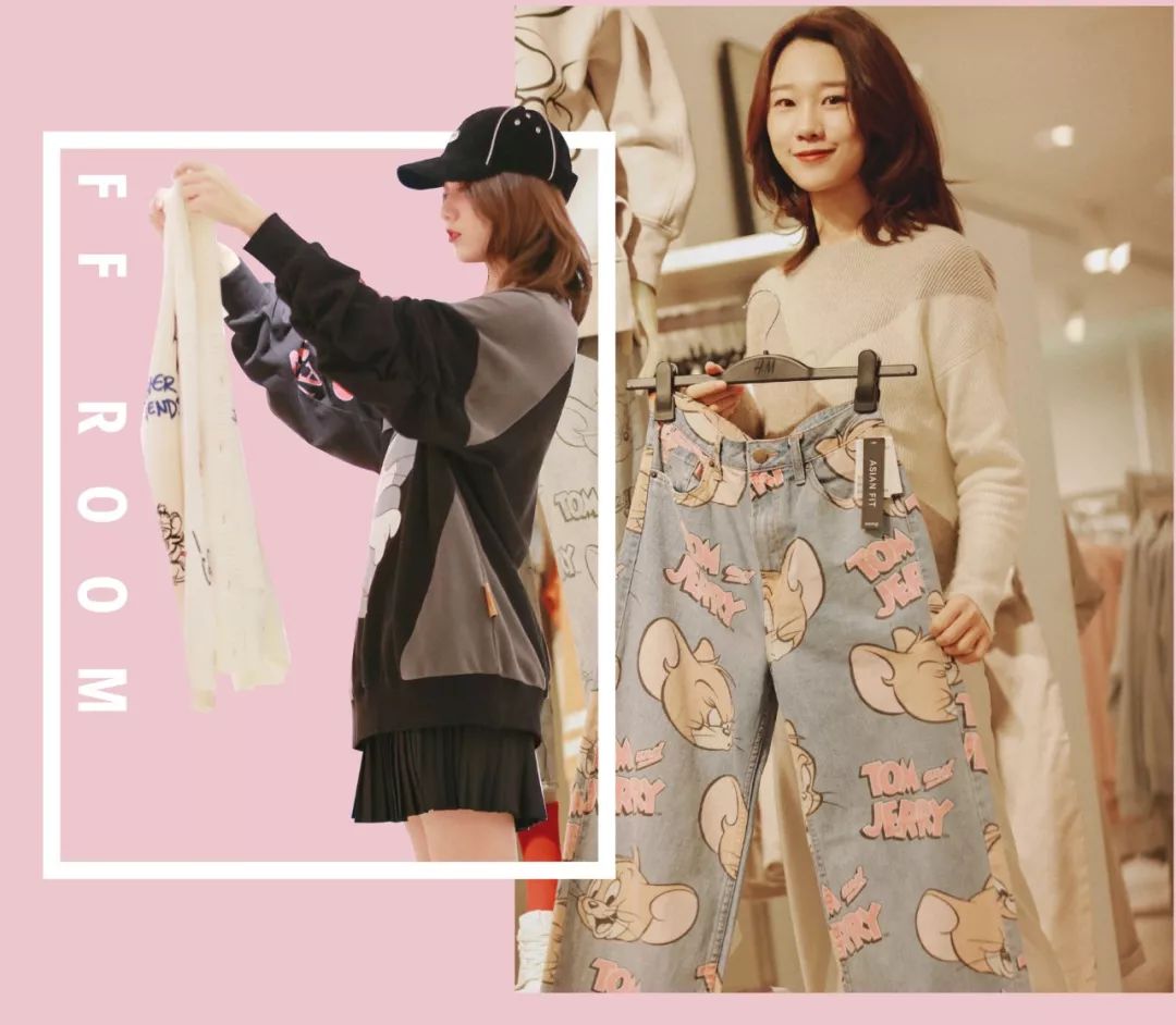 卫衣加绒猫和老鼠联名款 (猫和老鼠匡威联名穿搭)