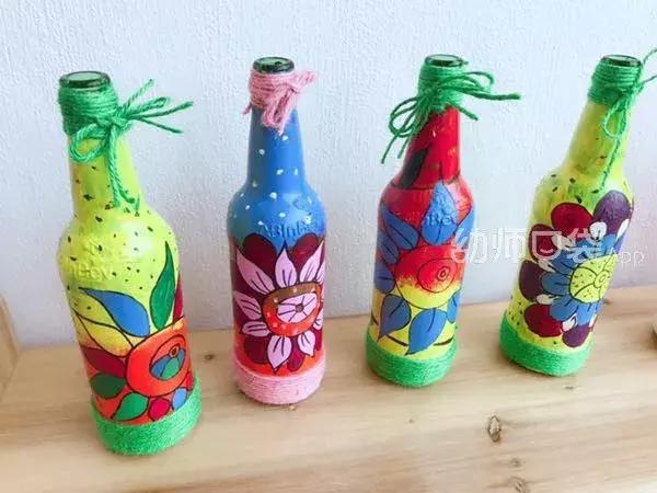 酒瓶纸盒利用,废纸罐头盒和空瓶子怎么变废为宝
