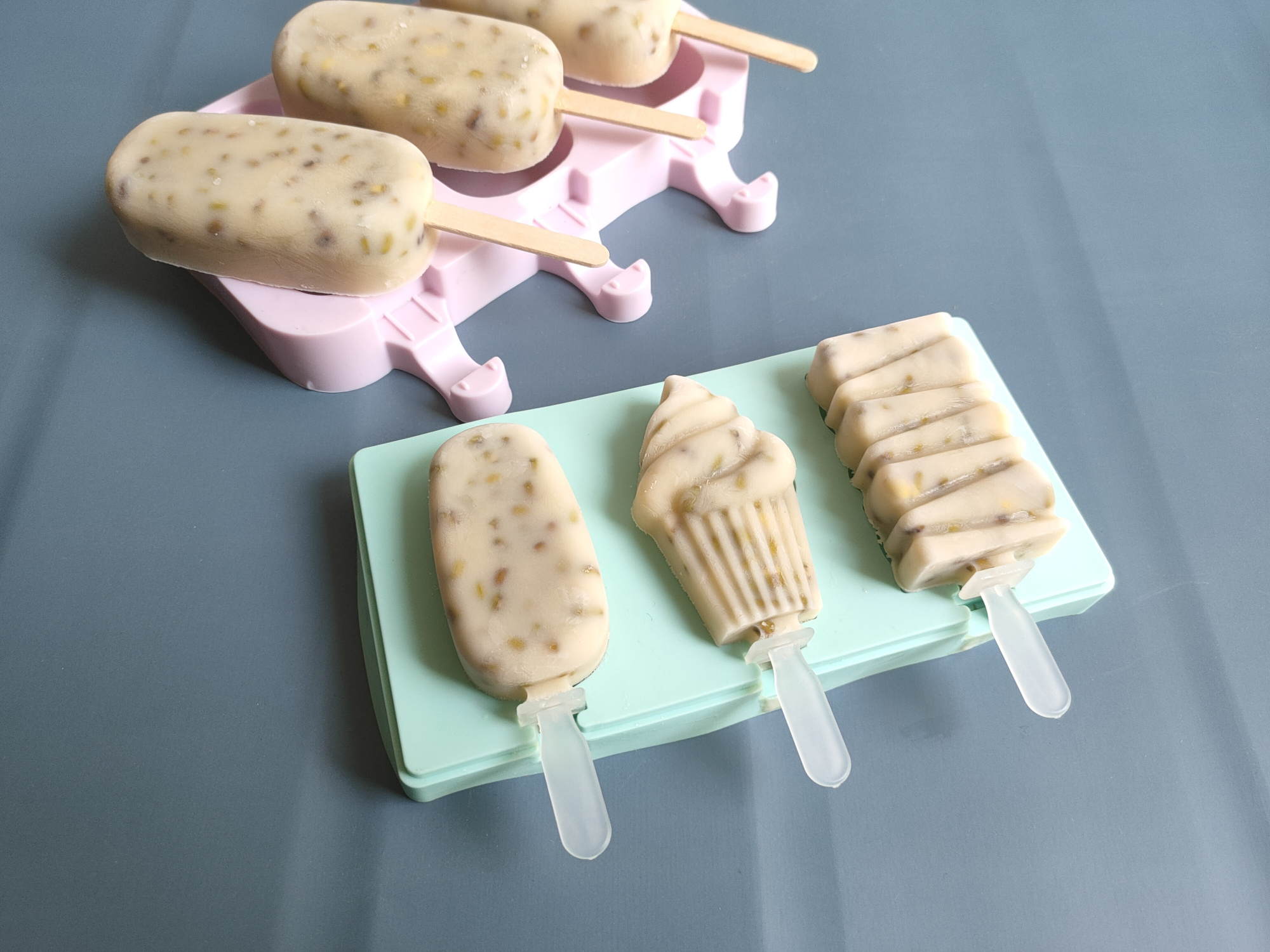 里面有绿豆的绿豆雪糕,夏天绿豆雪糕的制作方法