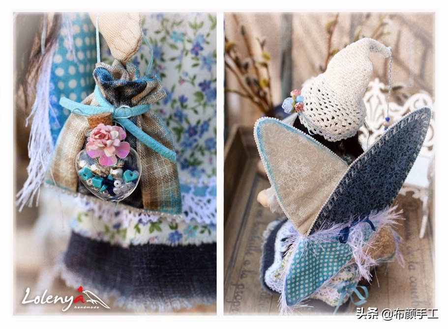 OlgaAbakumova的布艺娃娃,魔法花园里小花仙