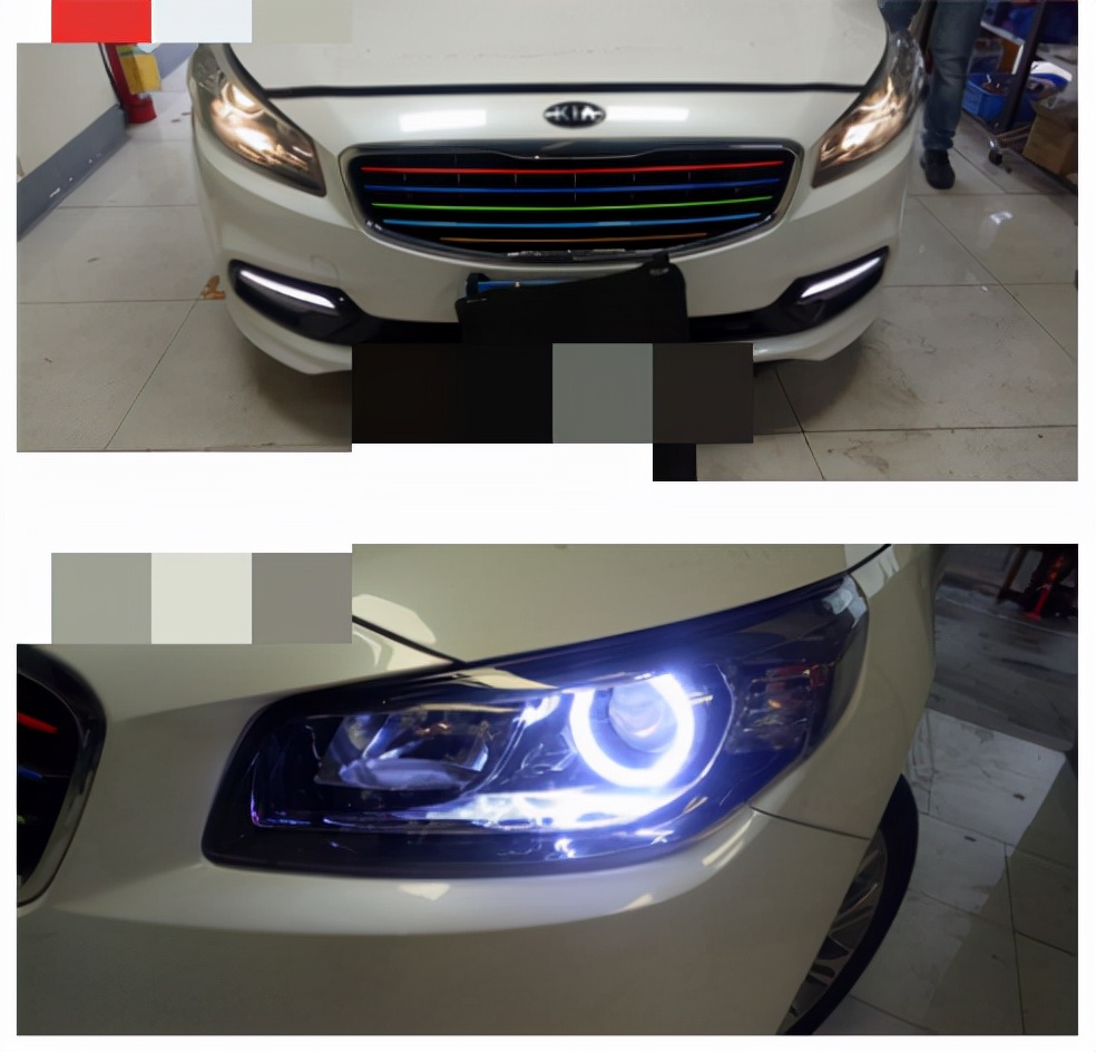 骊威大灯改装夜行灯,骊威大灯改装恶魔眼和天使眼