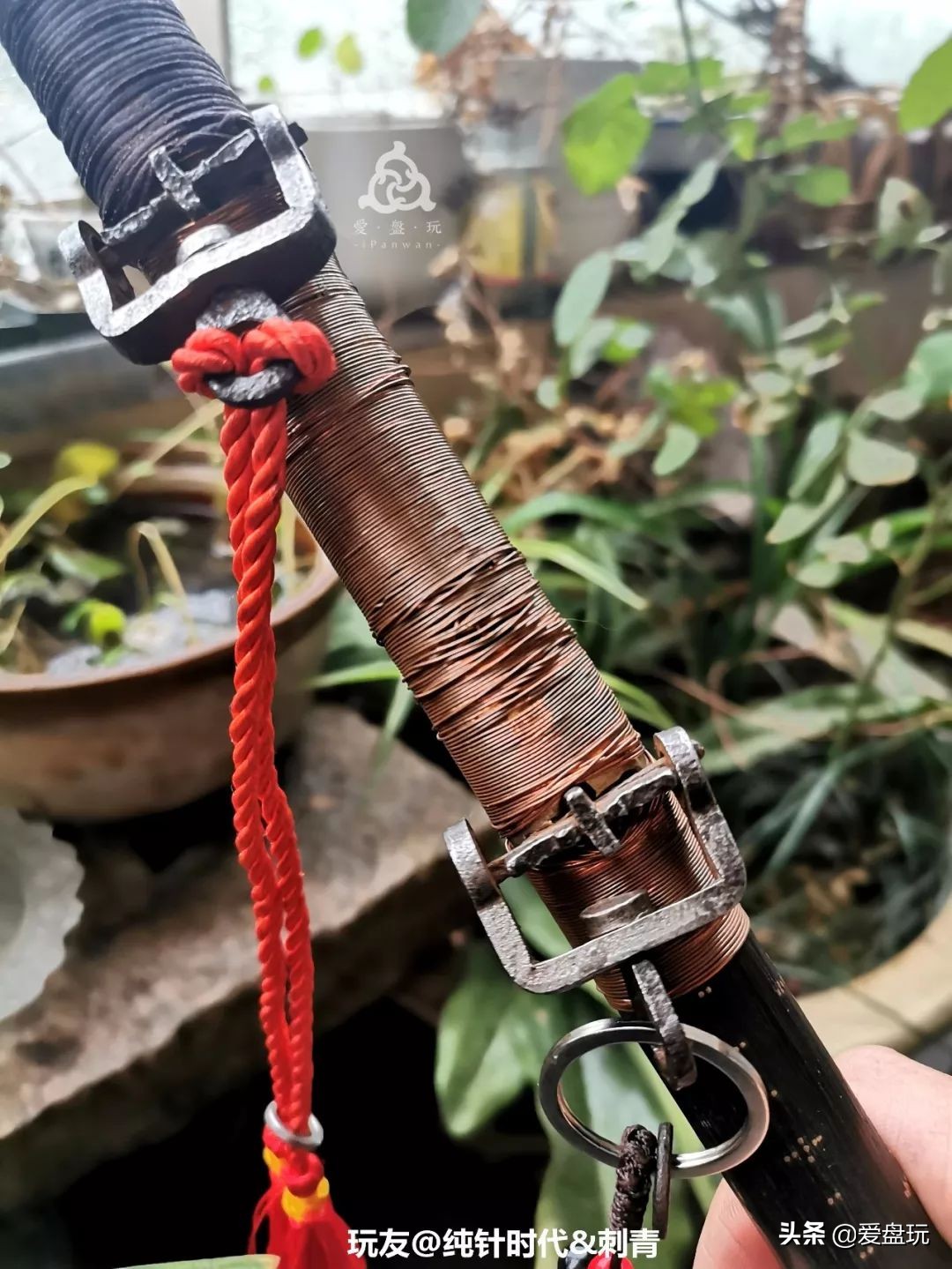 10块钱的手把件,极品老秤杆