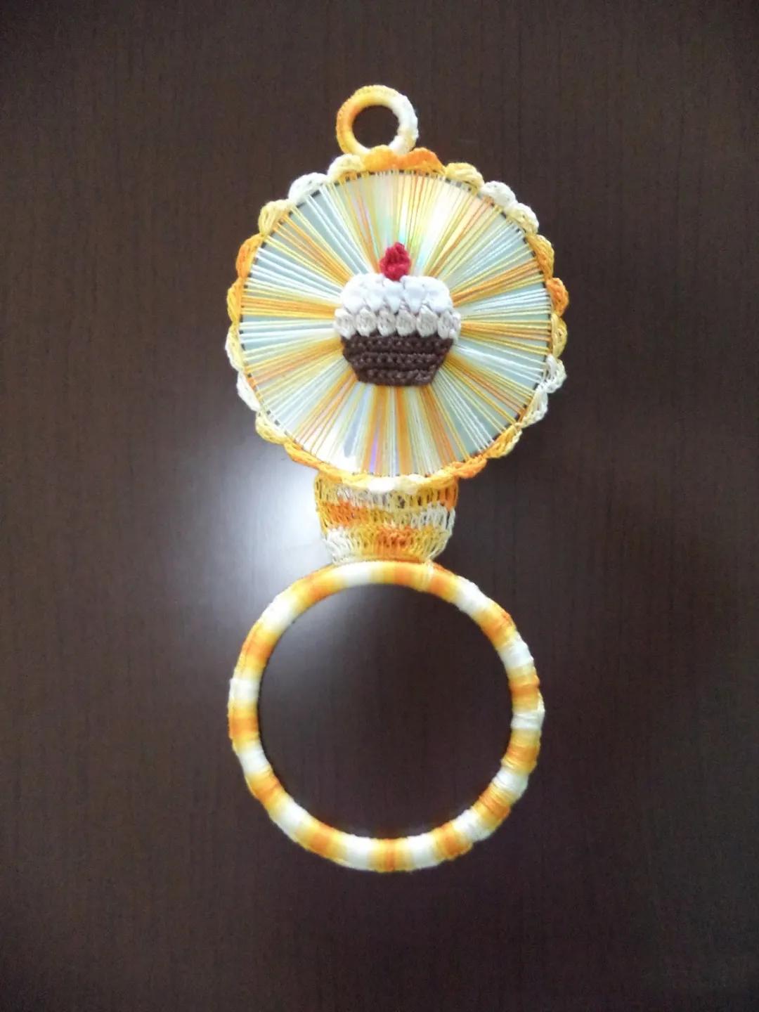 废旧光盘钩针收纳,可以钩什么物件好看又实用