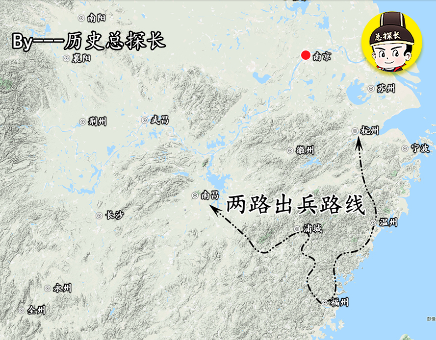 明朝建立南明政权和清朝对抗,明朝大战南明