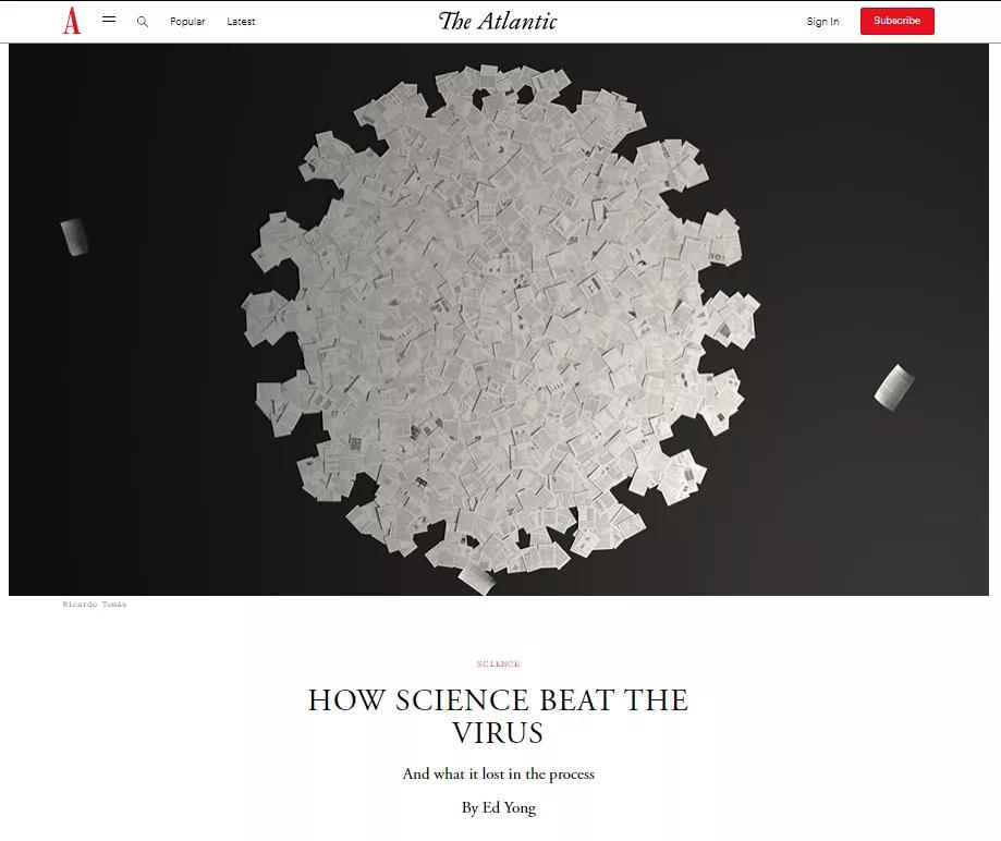 2021年普利策奖获得者EdYong：科学如何战胜病毒