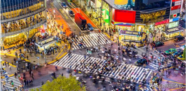 日本繁华地段东京银庭,日本东京繁华市中心视频