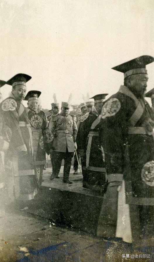 袁世凯祭天大典照片,袁世凯称帝祭天仪式片段