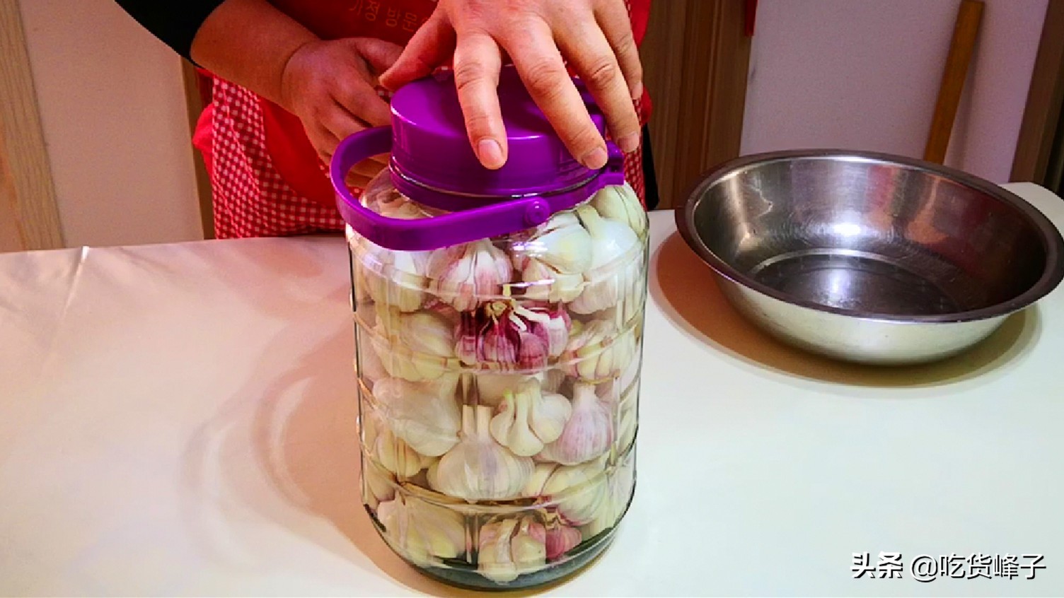 腌糖蒜不用开水泡可以吗,腌糖蒜不放醋行不行