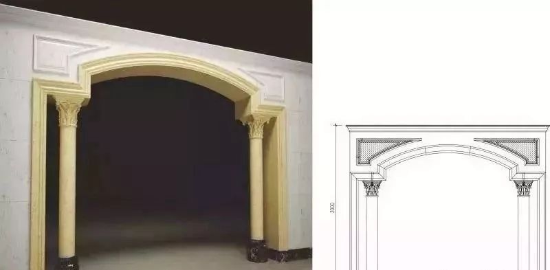 大理石垭口门套效果图大全,用印度红大理石做垭口门套如何