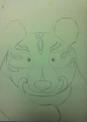 中国脸谱创意儿童画,儿童画创意教程