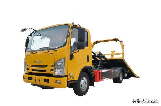 多种型号一拖二平板清障车价目表,小型清障车拖车什么品牌好
