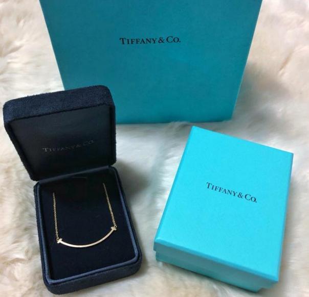 tiffanyelsaperetti系列项链,tiffany新版满钻微笑项链