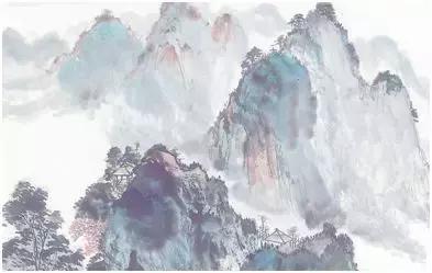 国画山水的上色,国画重彩山水上色技法