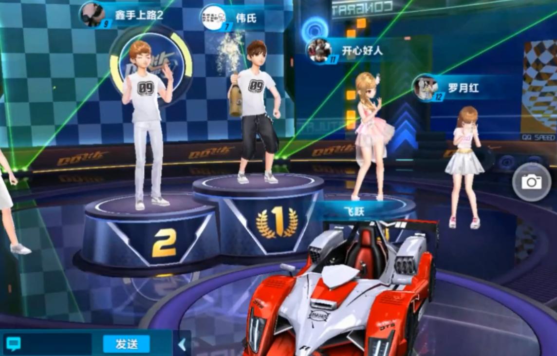 qq飞车手游新图a车跑法,qq飞车手游a车飞跃