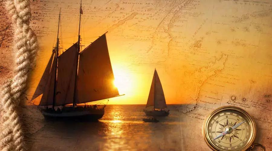 三星大船靠岸,一艘正在远航的轮船