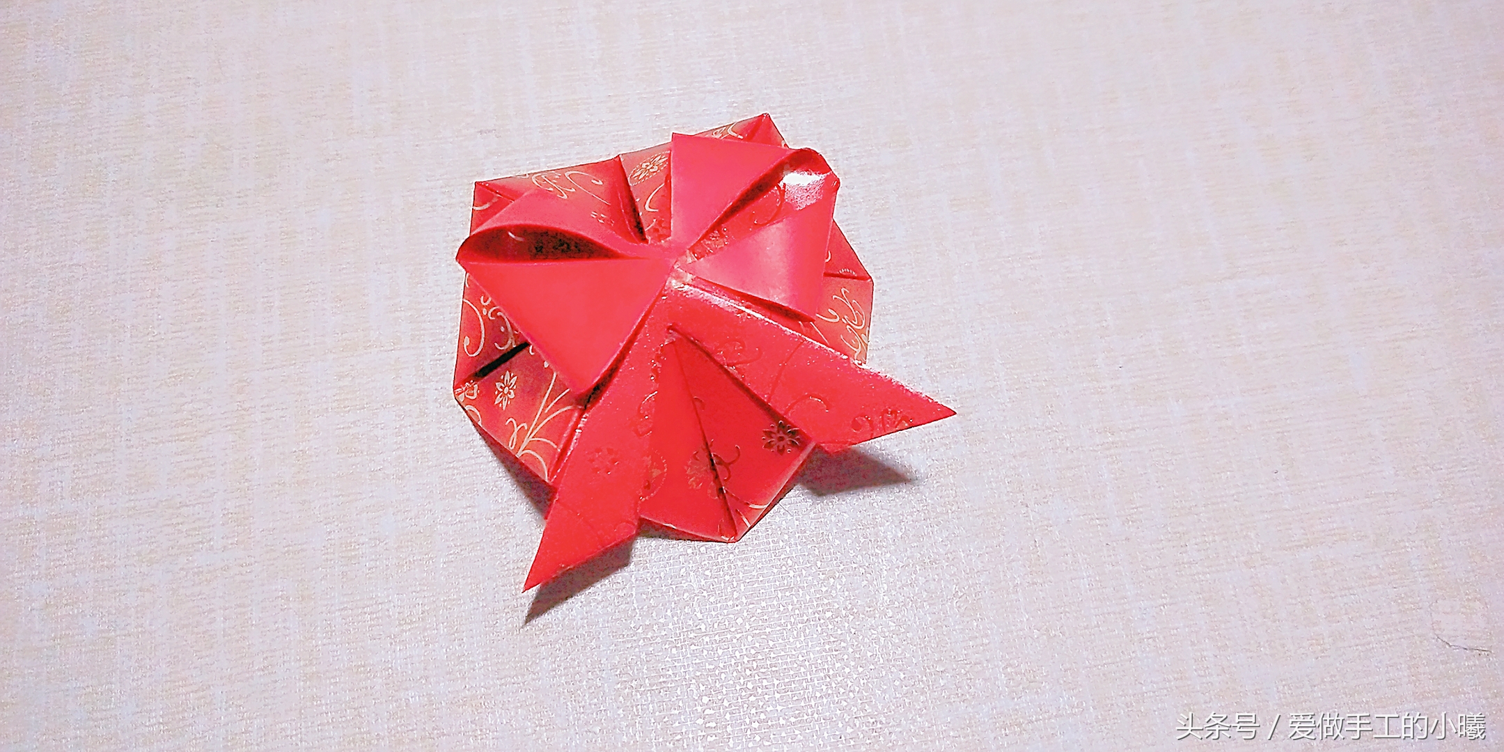 送给闺蜜的折纸礼物礼盒,礼物礼盒折纸