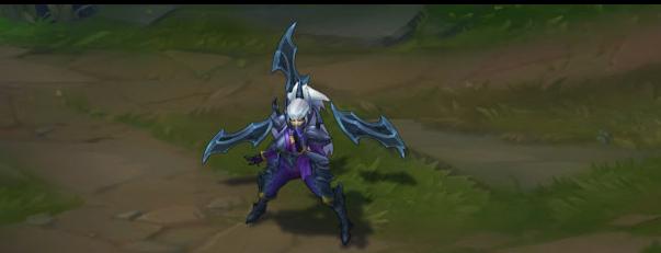 lol刀妹夜刃皮肤,lol新版刀妹夜行