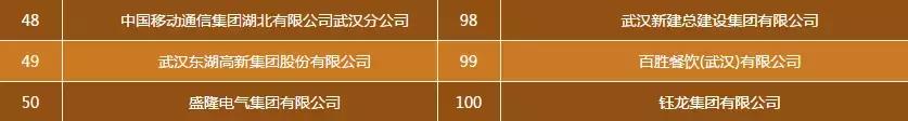 武汉十大土豪企业,武汉最土豪的公司