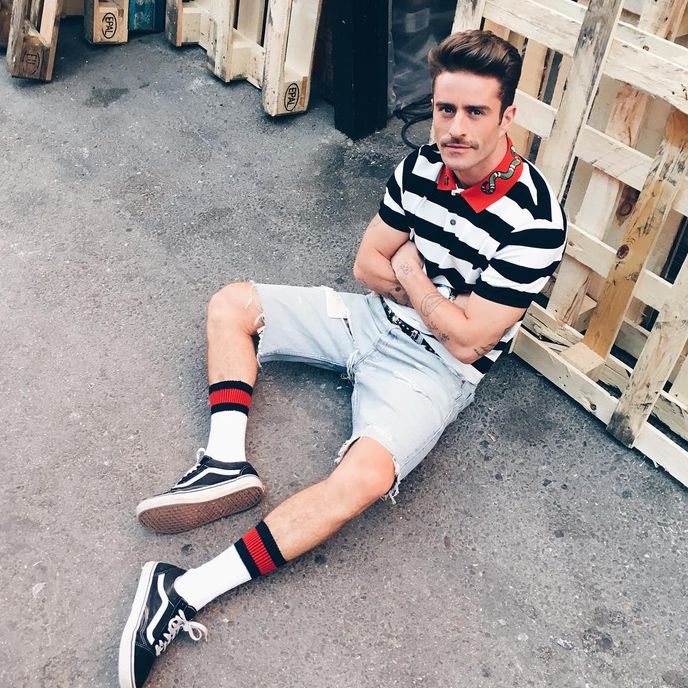 流行白袜仔，男装白袜穿搭技巧