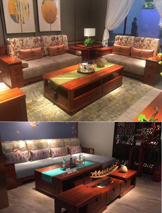 金丝檀木家具新中式,金丝檀木现代新中式家具