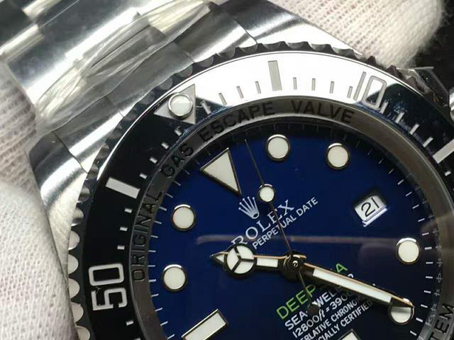 劳力士v7水鬼,渐变蓝鬼王v7对比正品