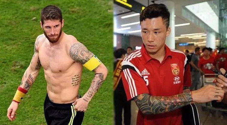 中国足协关于球员文身的限制,足协整顿球员纹身